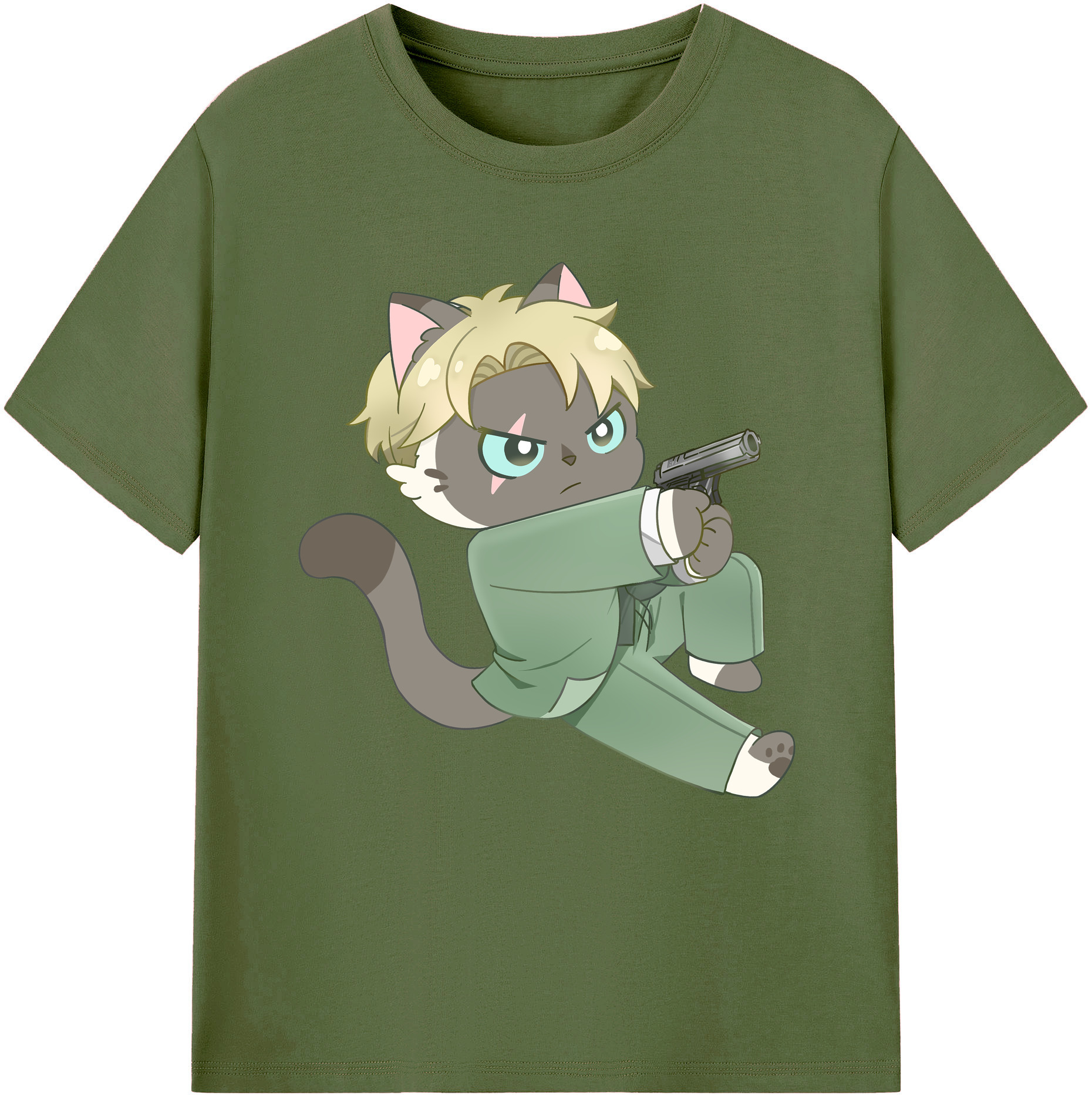 （画像用） SPY×FAMILY间谍家家酒 綿100％半袖Tシャツ（フロントプリント）